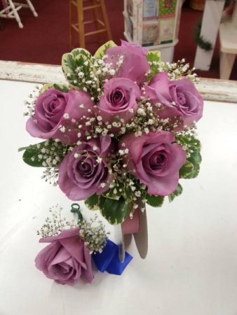 Brides bouquet & Boutonniere  Wedding bouquet