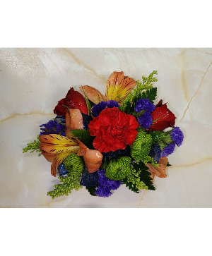 Bright an Bold Corsage 