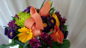 Bright and Bold Vase Arrangement