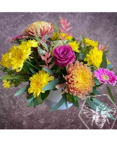 Bright and Spirited Honey Bee Designers Choice Vase 
