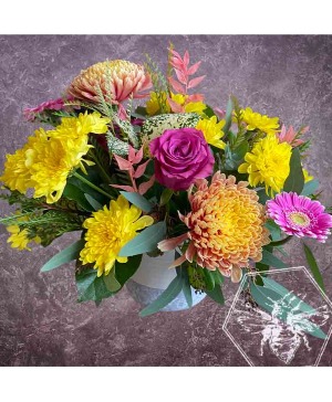 Bright and Spirited Honey Bee Designers Choice Vase 