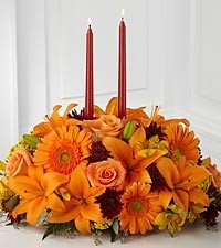 Bright Autumn Fall Centerpiece
