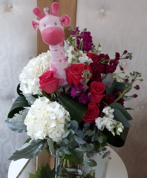 Bright Beautiful Baby Vase Arrangement 