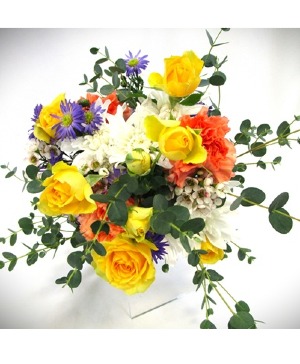 DF BRIGHT MIX BOUQ - IN STORE PICK UP ONLY HAND HELD DANCE BOUQUET in  Holland, MI - GLENDA'S LAKEWOOD FLOWERS