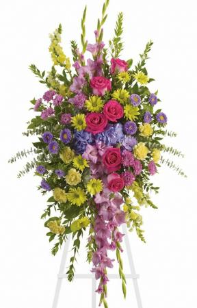 Bright & Beautiful Spray Funeral