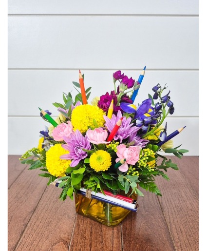 Bright Beginnings Fresh Arrangement 