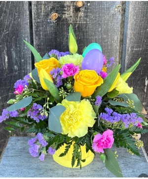 Bright Blooms Easter Basket Centerpiece, Basket