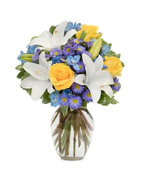 Bright Blue Skies Bouquet 