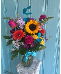 BRIGHT BURST FLOWER ARRANGEMENT