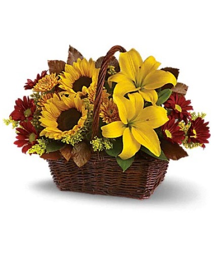 bright fall basket