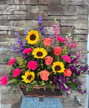 Bright Garden Basket 