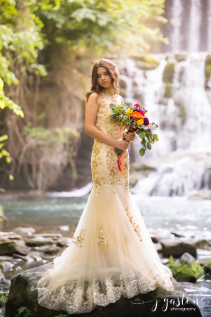 Bright garden love Wedding bouquet 