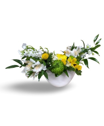 Bright & Luminous Container Arrangement  in Invermere, BC | INSPIRE FLORAL BOUTIQUE