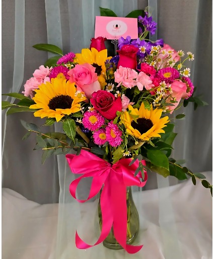 Bright Princess Vase Arrangement