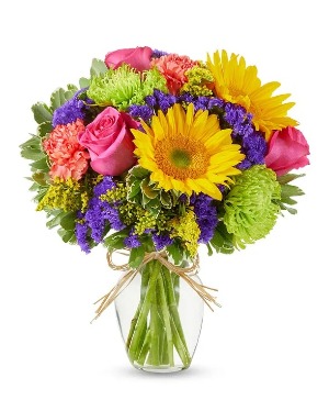 Bright Sunflower Bouquet Colorful with sunflowers