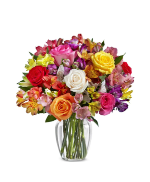 Bright & Sunny rose bouquet 