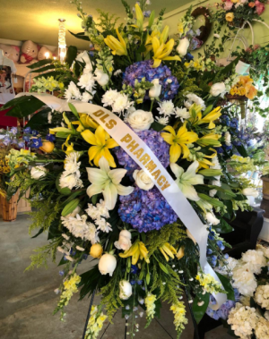 Bright Sympathy Standing Spray