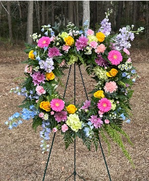Brighter Blessings Standing Wreath 