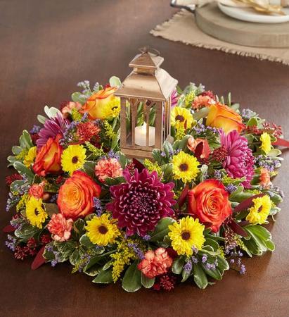 BRILLANT AUTUMN CENTERPIECE  