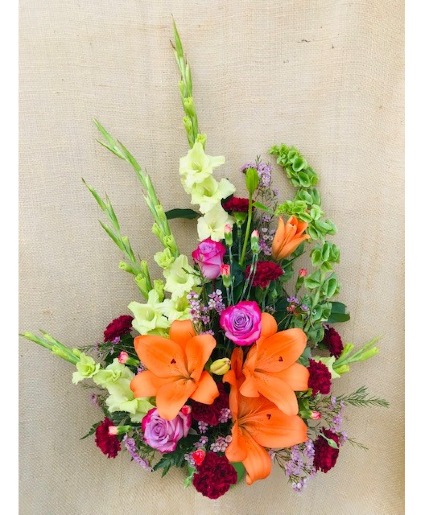 Brilliant Garden Sympathy Arrangment
