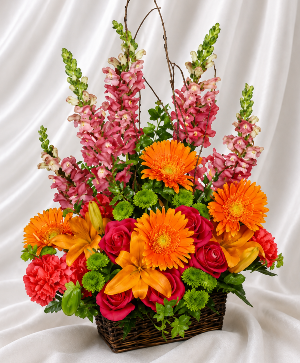 Brilliant Hokie Spirit Basket  