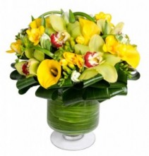 Brilliant Orchid Flower Arrangement