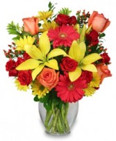 BRING ON THE HAPPY VASE ARRANGEMENTS