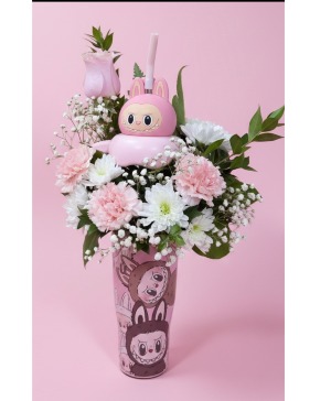Bubu Mug and Flowers  Thermal Mug 