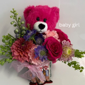 Buckets Baby Girl Vase Arrangement