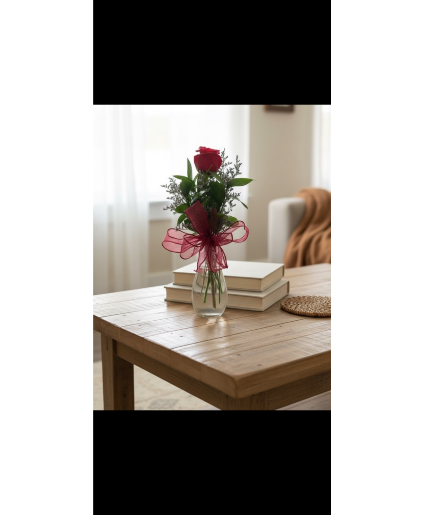 Bud vase red  