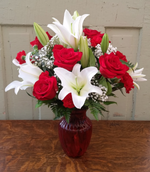 Budding Love Vase Arrangement