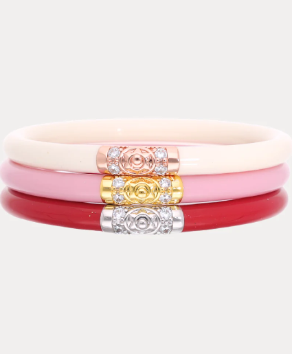 BudhaGirl Bangle Set of 3 Valentine 