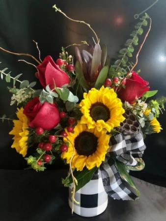 Buffalo Chic Floral Arrangement