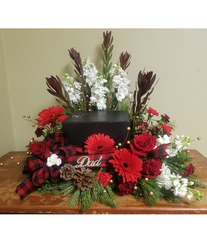 Buffalo Plaid Urn Design Urn not included 