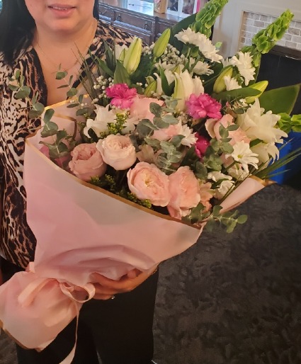 bunch flowers presentation
