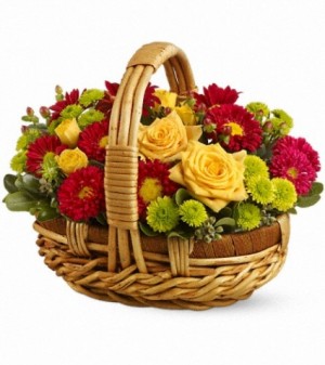 Bundle of Sunshine Basket Arrangement