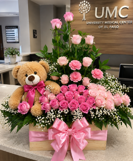 Bundles of Pink Joy Call Us for Faster Service & Daily Specials: (915) 303-8500 Text Us to Order Anytime: (915) 505-3708 Your trusted source for Flowers & Delivery in El Paso TX 