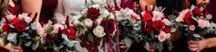 Burgundy Inspired  Wedding Party 