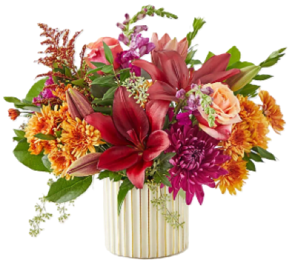 Burgundy Landscape Bouquet - F16
