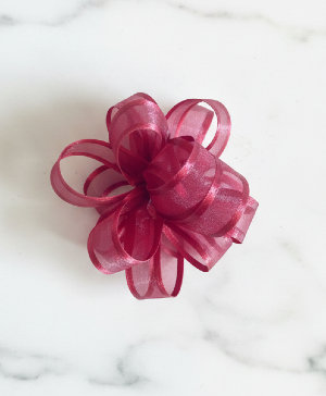 Burgundy Wrist Corsage 