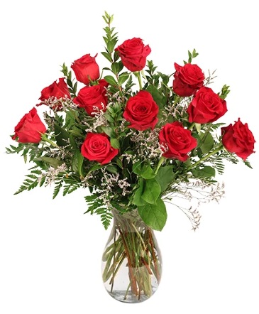 Burning Red Roses Rose Arrangement in Marmaduke, AR | Choco Taco Florist ***TEST SHOP****