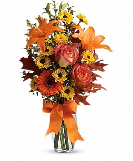 Burst of Autumn Vase Arrangement