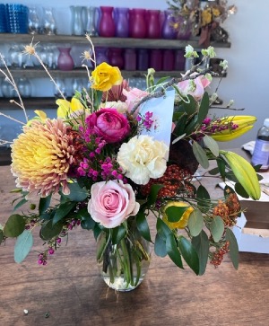 Bursting with Happiness Summery vase 