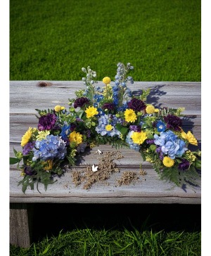 Bushel & a peck Half urn wrap