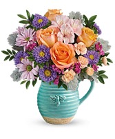 BUSY BEE FLOWER ARRANGEMENT
