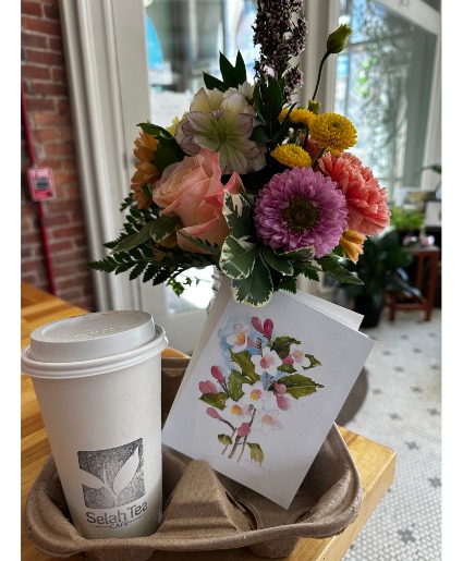 But First Coffee Fresh Arrangement