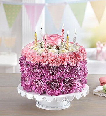 Buttercream Flower Cake  in Vacaville, CA | Vior Floral Art