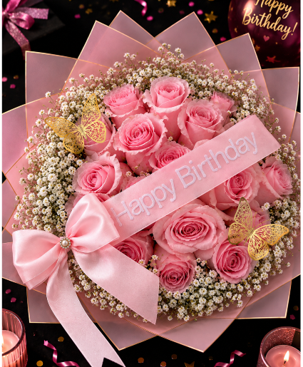 Butterflies & Birthday Roses Call Us for Faster Service & Daily Specials: (915) 303-8500 Text Us to Order Anytime: (915) 505-3708 Your trusted source for Flowers & Delivery in El Paso TX