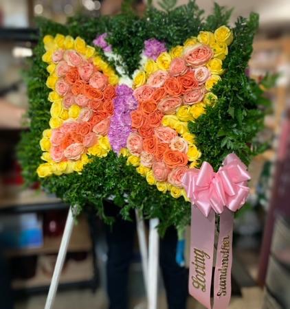 Butterfly Flower Arrangement 