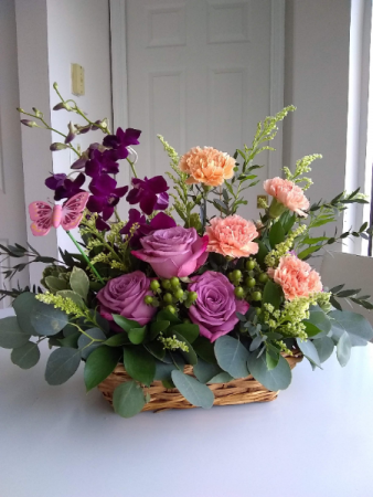 Butterfly Flower Basket  